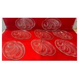 J4 - LOT OF GLASS SERVING DISHES (K18)