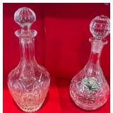J4 - LOT OF CRYSTAL DECANTERS (K19)
