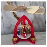 J4 - GERMAN CHRISTMAS PYRAMID WITH WOODEN