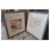 J4 - PAIR OF FRAMED BOTANICAL PRINTS