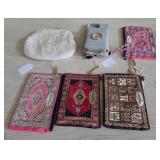 J4 - LOT OF DECORATIVE POUCHES AND ACCESSORIES
