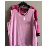 J4 - LOT OF TWO MING WANG TOPS SIZE 2X (L258)