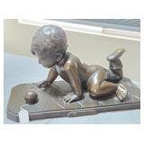 J4 - BRONZE CHERUB FIGURINE SCULPTURE LOT