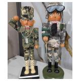 J4 - TWO MILITARY NUTCRACKERS (L171)