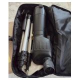 J4 - BINOCULARS WITH TRIPOD AND CASE 20-60X60