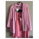 J4 - MING WANG PINK 2PC OUTFIT SET (L56)