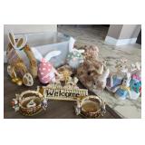 J4 - LOT OF EASTER DECORATIONS AND ORNAMENTS