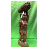 SW - CARVED AFRICAN STATUETTE (Z22)