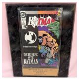 538 - BATMAN 497 COMIC SIGNED BOB KANE 1993 (N107)