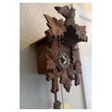 N1 - CHARMING VINTAGE WOOD CUCKOO CLOCK