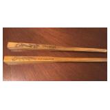 N1 - TWO WOOD CARVED DECORATIVE PIECES (A33)