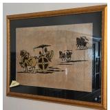 N1 - FRAMED PRINT OF CLASSICAL  ASIAN ART (L13)