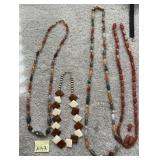 N1 - COLORFUL VINTAGE BEADED NECKLACE COLLECTION