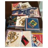 N1 - LOT OF PATRIOTIC BADGES AND RIBBONS (A190)