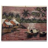 N1 - FRAMED COASTAL SCENE ART WORK (L9)
