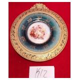11 - VINTAGE VICTORIA PORCELAIN PLATE (AUSTRIA)