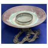 722 - JAPANESEBRONZE USUBATAVASE FOR IKEBANA (K87)