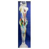 722 - MURANO ART GLASS SCULPTURE 22"T