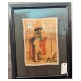 722 - JOHN FREDERICK LEWIS ARTWORK FRAMED