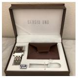 722 - SERGIO UNO WATCH & WALLET SET (A173)
