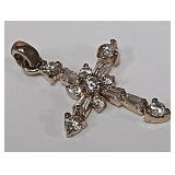 722 -STERLING CROSS PENDANT(20)