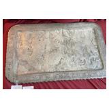 722 - CARVED STONE BAS RELIEF 20X33" (B9)