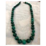 722 - MALACHITE BEADED NECKLACE (A97)