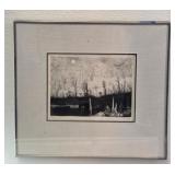 R - PHILIPPE MOHLITZ 1972 ARTWORK FRAMED (K109)