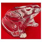 722 - BACCARAT CRYSTAL FROG (K48)