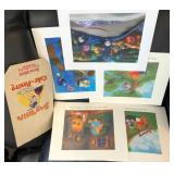 722 - LOT OF DISNEY ART COLLECTIBLES (A222)