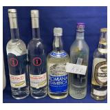 722 - LOT OF FIVE BOTTLES (K82)