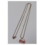 722 - NECKLACE W/PURSE PENDANT(41)