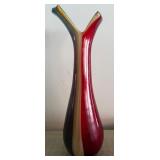 722 - ART GLASS VASE 20"T (G6)