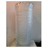 722 - VINTAGE GLASS VASE 19"T (K151)