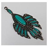 722 -TURQUOISE/STRLING PENDANT(62)