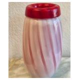 722 - DALE TIFFANY ART GLASS VASE (K132)