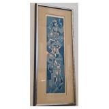 R - LTD ED ABSTRACT ART FRAMED (K107)