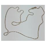 722 -STERLING 12"  NECKLACE (120)