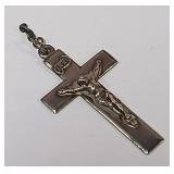 722 -STERLING RELIGIOUS CROSS PENDANT(63)