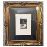 722 - DALI ARTWORK FRAMED W/ COA