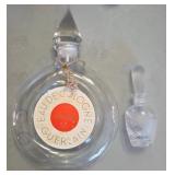 722 - LOT OF TWO VINTAGE PERFUME BOTTLES (K158)