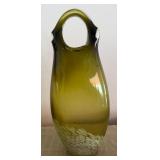 722 - ART GLASS VASE 15"T (G9)