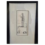 R - FRAMED ARTWORK 14X9" (K102)