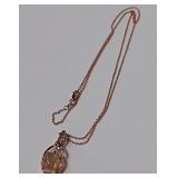 722 -STERLING NECKLACE WITH PENDANT(108)