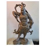 722 - VINTAGE JAPANESE DEMON STATUETTE 19"T (K153)