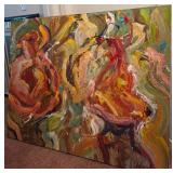 722 - HARDLE ABSTRACT ART 40X49" (H15)