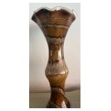 722 - ART GLASS VASE 21"T (G7)