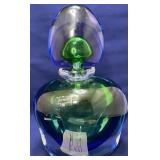 722 - FORMIA MURANO ART GLASS PERFUME BOTTLE (H54)