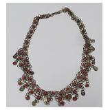 722 -STERLING BEADED NECKLACE(36)