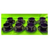 11 - FIESTA WARE CUPS & SAUCERS (E116)
